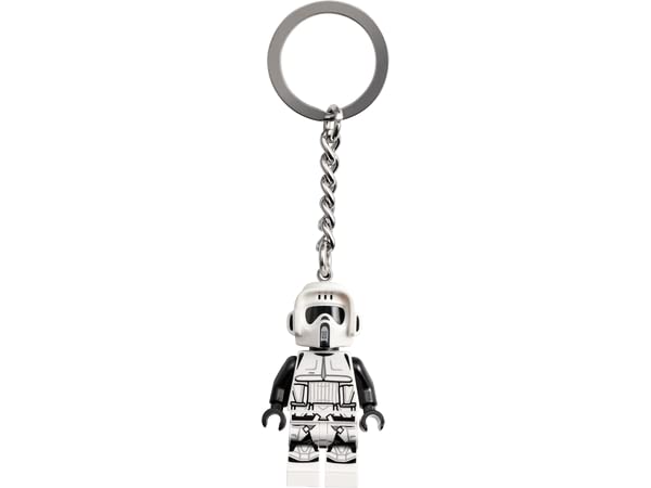 Star Wars Scout Trooper Keyring 854246, White by LEGO